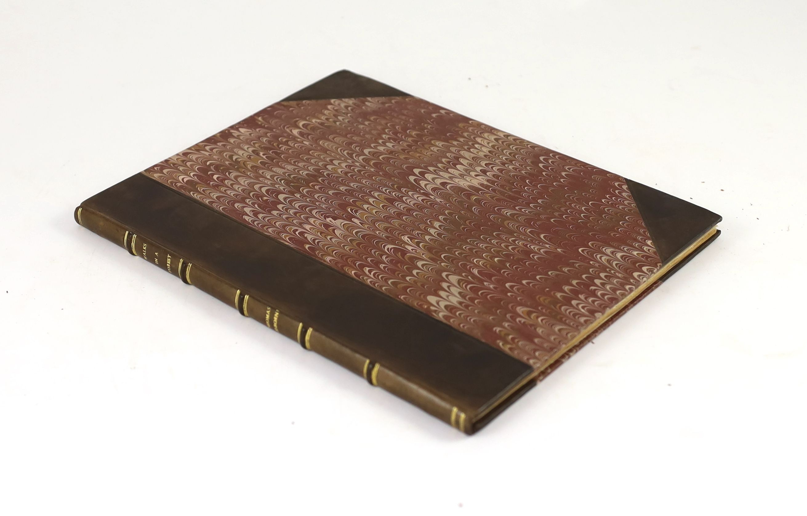 [Gisborne, Thomas] - Walks in a Forest: or, Poems descriptive of Scenery and Incidents characteristic of a Forest, at different Seasons of the Year. Inscribed to the Reverend William Mason of Aston, in Yorkshire, 4to, re